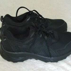 Asics Gel Venture Women's Running Athletic Shoes Black Ortholite Wide size 6.5